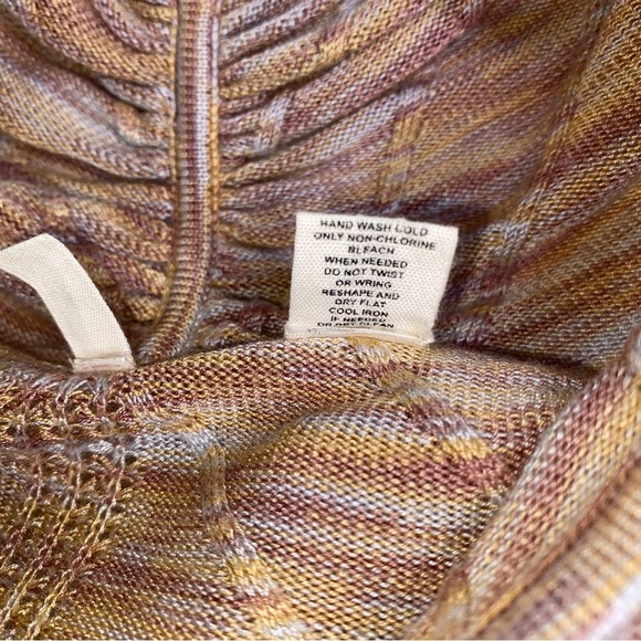 Moth Anthro Small 100% Spun Rayon Sleeveless Dress Off Shoulder Cowl Neckline - Picture 5 of 7